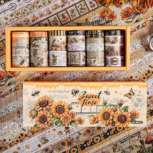 Washi Tape Set 20 Rolls by VYRANA
