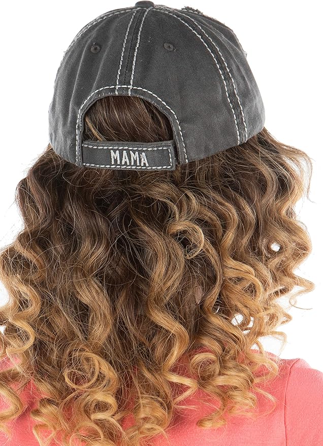 Funky Junque Distressed Vintage Baseball Cap - Embroidered Patch Women's Hat - Holiday, Lifestyle & Patriotic Designs