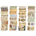36 Rolls Vintage Washi Tape Pack Retro Arts Adhesive Tapes Wide Chronicle by Songdao
