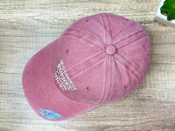 Adjustable Embroidery Baseball Hat for Men Women