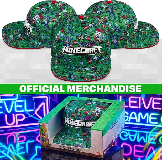 Get Trend Pokemon | Minecraft | Fortnite | Super Mario Kids Baseball Cap, Sunglasses Set UV Protection, Gamer Gifts for Boys
