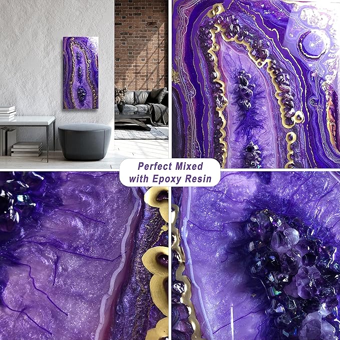 Violet Mica Powder Pigment -Cosmetic Grade Metallic Mica Powder - Image 7