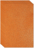 PATIKIL 2mm Thick Non Adhesive Glitter Foam Sheet 16x24inch Orange, EVA Shiny by PATIKIL