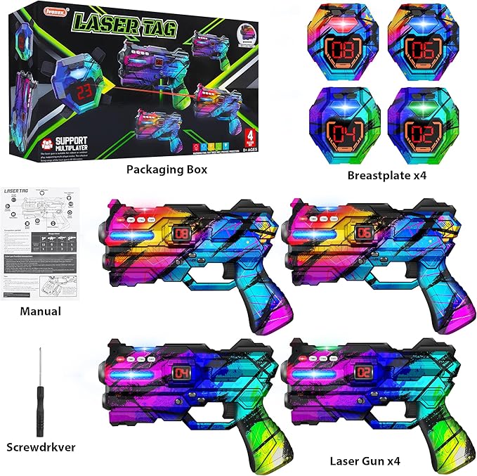 Laser Tag Guns Set of 4 Laser Tag Guns - Image 2