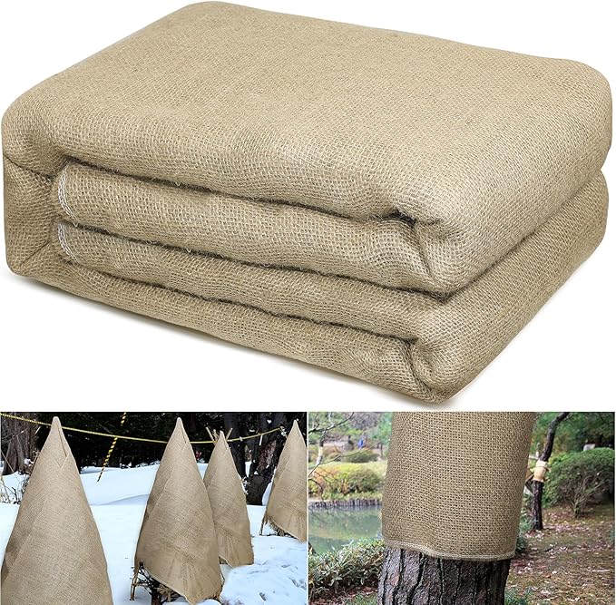 Garden Burlap Roll, Seed Cover, Weed Barrier, Aisle Runner Plant Cover Tree by Tcevily