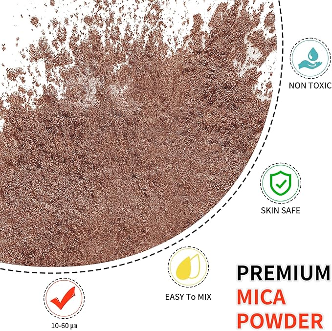 Mica Powder - 100g Mica Powder for Epoxy Resin - Metallic Color Pigment for - Image 2
