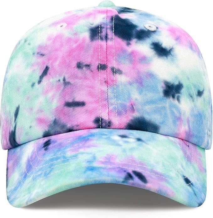 Cotton Baseball Cap Dad Hat – Washed Low Profile Adjustable Hat for Men Women Casual Outdoor Running Golf