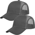 Falari Trucker Hat Baseball Cap Structured Plain Design 6 Panel, Adjustable Size