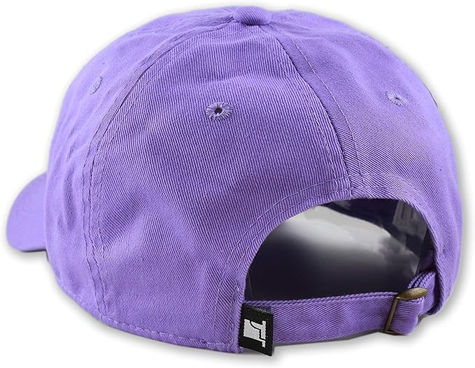 Cotton Baseball Cap Dad Hat – Washed Low Profile Adjustable Hat for Men Women Casual Outdoor Running Golf
