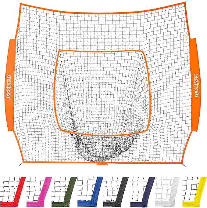 GoSports Replacement 7 x 7 ft Baseball Net - NET ONLY - Frame NOT Included - Choose Your Color
