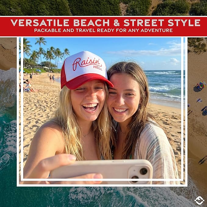 Funky Junque Premium Mesh Snapback Trucker Hat - Stylish Comfort for All - Patriotic, Humor & More