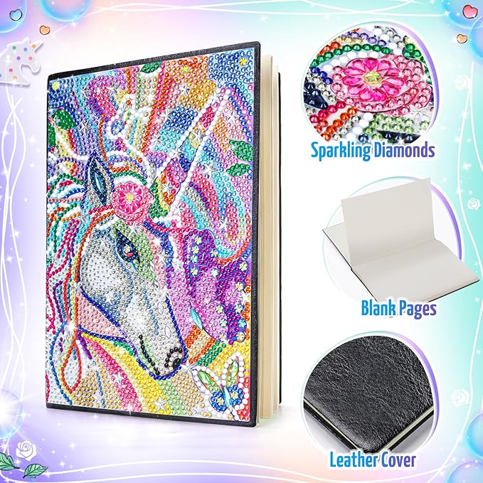 Unicorn Gifts for Girls 5 7 8 9 Year Old, Craft Kits for Kids Age 6 8 10 12 - Image 4