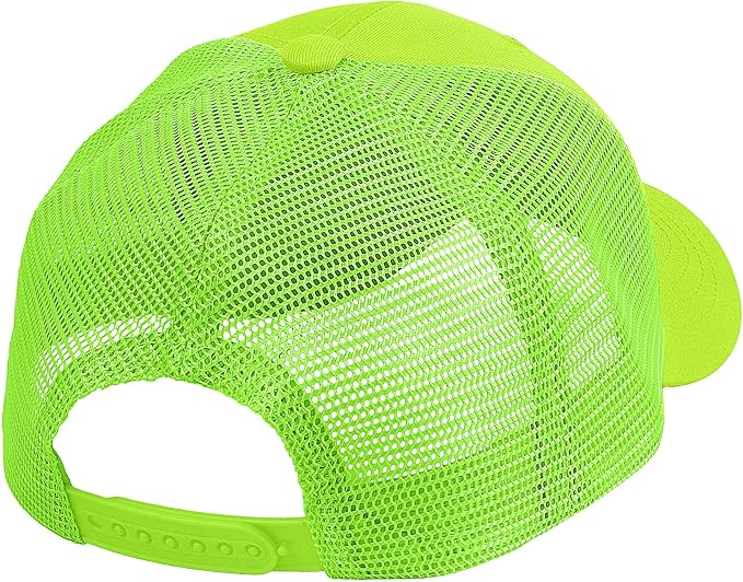 Falari Trucker Hat Baseball Cap Structured Plain Design 6 Panel, Adjustable Size