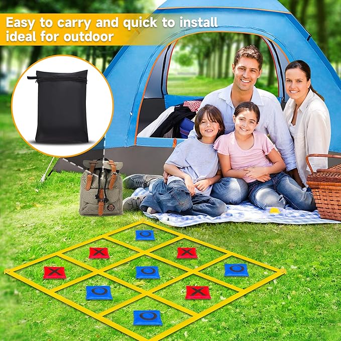 Outdoor Giant Tic Tac Toe Bean Bag Toss Games - Image 6