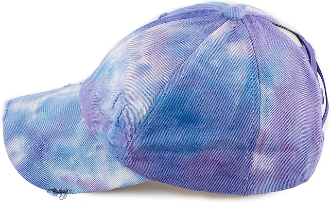 C.C Ponycap Messy High Bun Ponytail Adjustable Glitter Mesh Trucker Baseball Cap