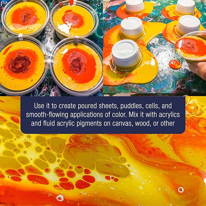 U.S. Art Supply Professional Gloss Pouring Medium 16oz - Image 4