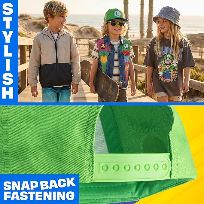 Spongebob | Minecraft | Fortnite | Super Mario | Kids Baseball Cap & Sunglasses with UV Protection, Gifts for Boys