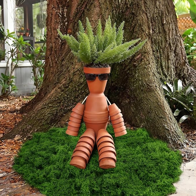 Draupnir Fake Green Moss for Potted Plants, 10.6OZ Fake Moss for Plants Indoor - Image 7