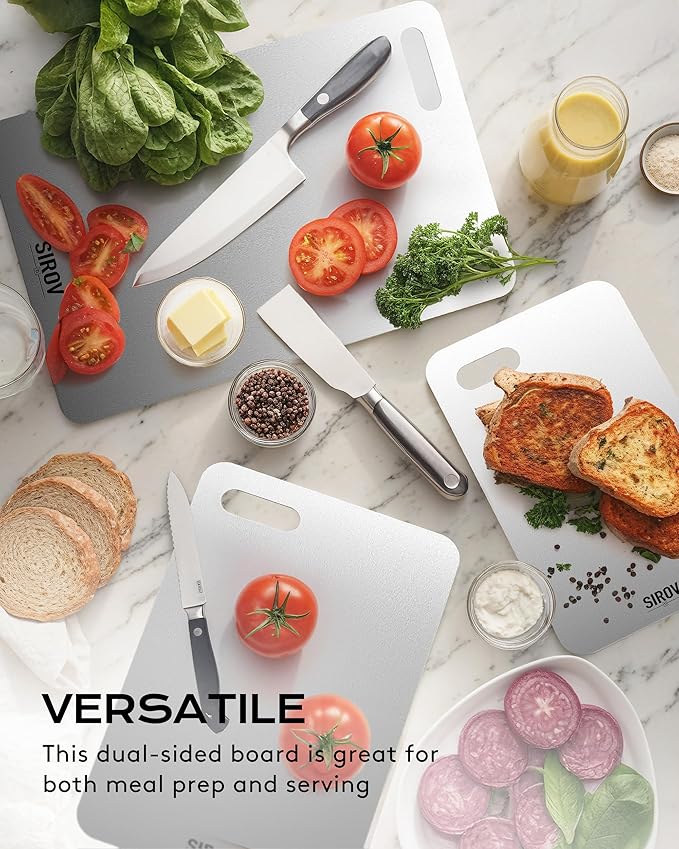 Titanium Cutting Board, Premium Titanium Cutting Board Set of 3, Pure Kitchen - Image 3