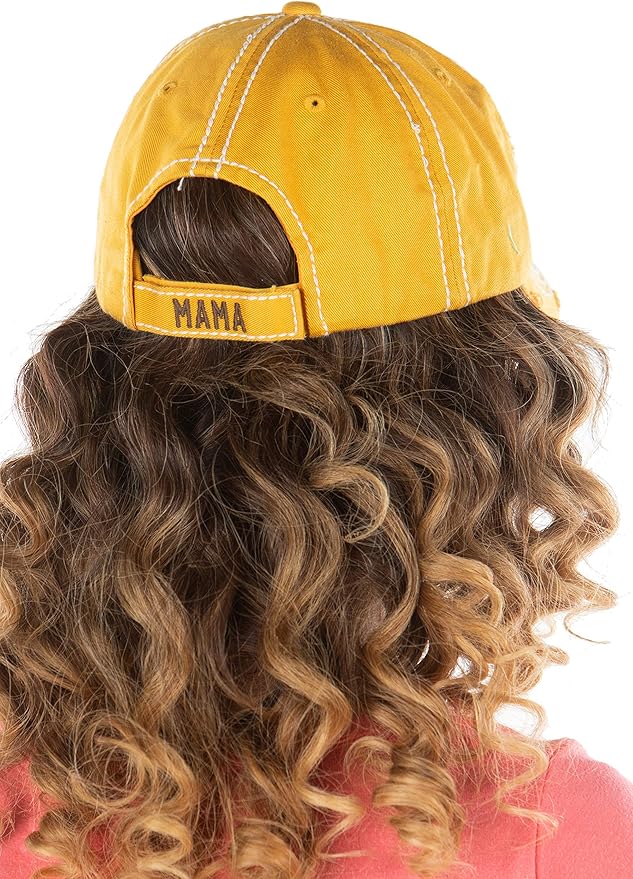 Funky Junque Distressed Vintage Baseball Cap - Embroidered Patch Women's Hat - Holiday, Lifestyle & Patriotic Designs