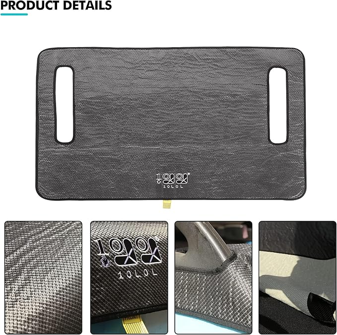 10L0L Golf Cart Seat Covers Compatible with EZGO TXT/RXV & Club Car DS/Precedent, Non-Slip Golf Cart Towel for 2/4 Person Seats, Universal Accessories for Seat Blanket (50 x 30 Inches)-Dark Gray