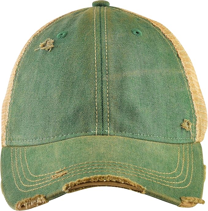 Vintage Distressed Baseball Cap – Unstructured Fit Adjustable Snapback Hat for Men & Women