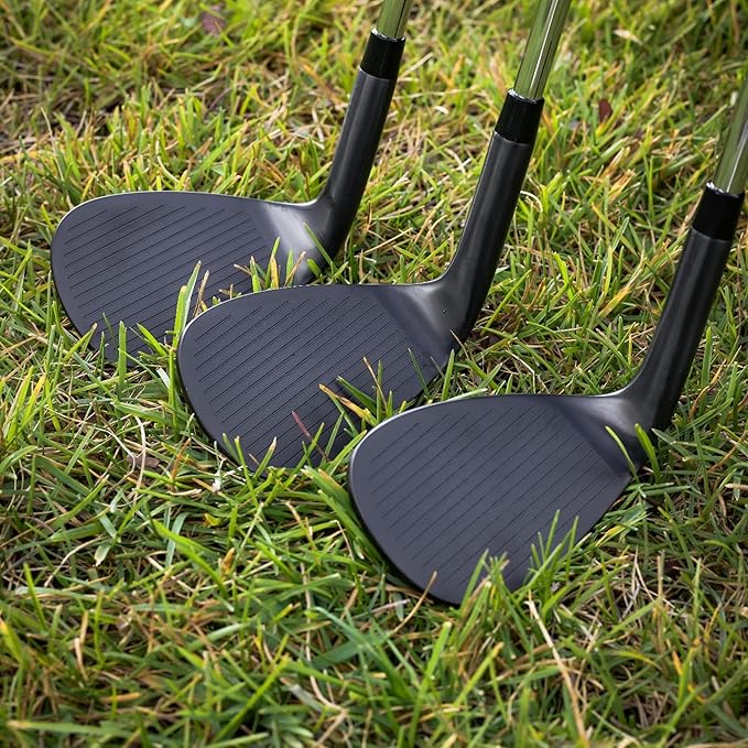 Premium CM-1 Golf Wedge Set or Individual Golf Wedges - Full Face Grooves + Milled Face Wedges, Singles or Set for Men Lob, Gap, Sand Wedged 50/52/54/56/58/60 Degree Clubs