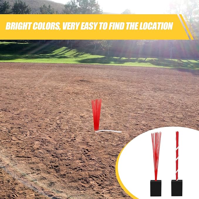 Deekin Base Plugs Anchor Base Plugs Baseball Field Maintenance Equipment Baseball Accessories for Baseball Field