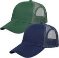 Falari Trucker Hat Baseball Cap Structured Plain Design 6 Panel, Adjustable Size