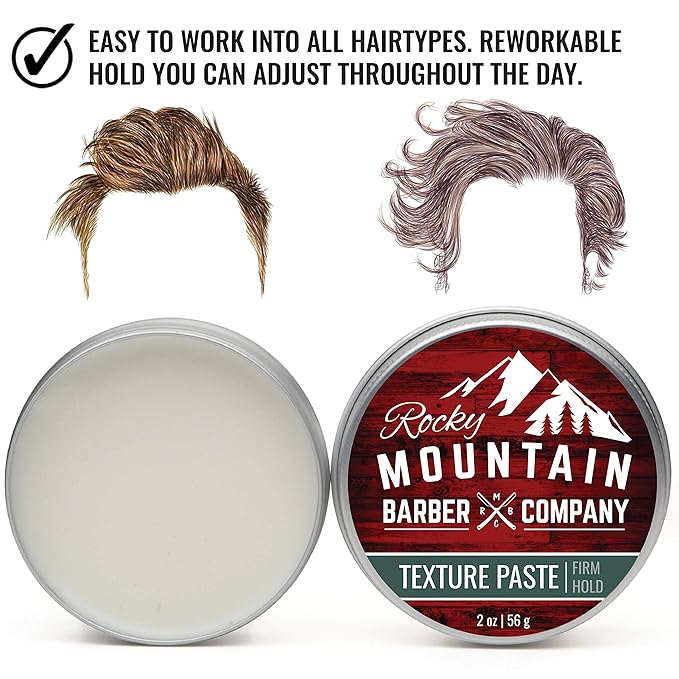 Rocky Mountain Barber Company Hair Paste - Image 2