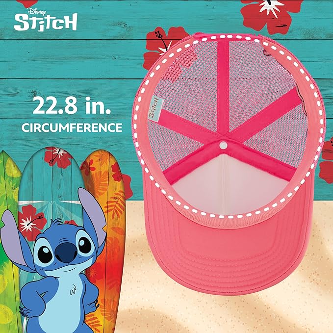 Disney Stitch Dad Hat, Adult Cotton Baseball Cap with Curved Brim