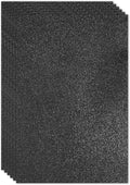 PATIKIL 2mm Thick Non Adhesive Glitter Foam Sheet 16x24inch Black, EVA Shiny by PATIKIL