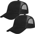 Falari Trucker Hat Baseball Cap Structured Plain Design 6 Panel, Adjustable Size
