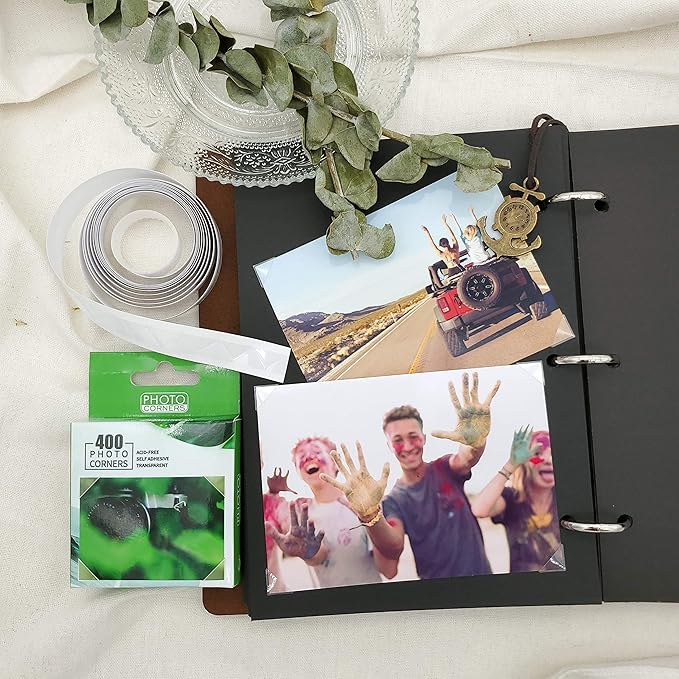 Photo Corners 3 Pack 1200 Pcs Clear Self-Adhesive Picture Mounting Corner - Image 7