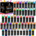 50 Color Glitter Pigment Paste for Epoxy Resin, Mica Metallic Resin Pigment Set by BALTICDAYpuresoul