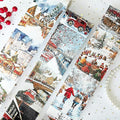 Washi Tape Set, 3 Rolls City Landscape Stickers by MisKepaa
