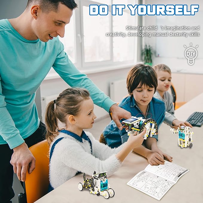 STEM 13-in-1 Solar Power Robots Creation Toy, Educational Experiment DIY - Image 7