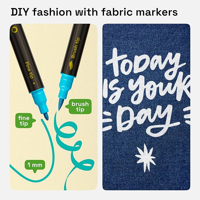 ARTISTRO 12 Dual-Tip Fabric Markers - Image 5