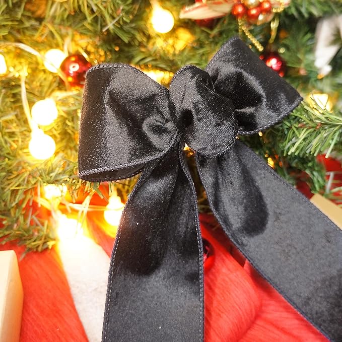 Black Velvet Ribbon 2.5 Inch x 10 Yards - Image 8