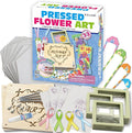 Creative Flower Press Kit for Kids, FunKidz 9 Layers Wooden Pressed Flowers by FUNKIDZ