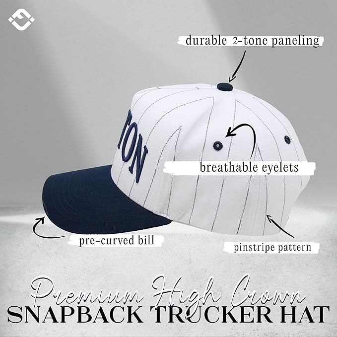 Funky Junque Trucker Hat Women Men 2-Tone Baseball Cap – Vintage Western Style Embroidered Snapback, Premium Cotton Blend