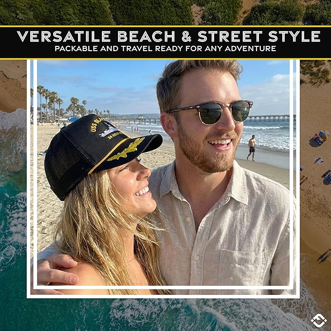 Funky Junque Premium Mesh Snapback Trucker Hat - Stylish Comfort for All - Patriotic, Humor & More