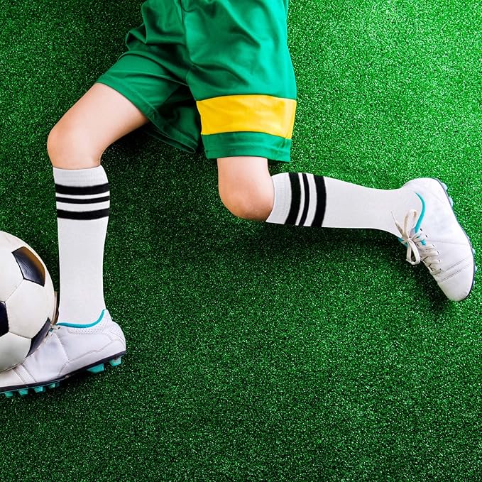 qikqik Toddler Soccer Socks Kids Soccer Socks Boys Baseball Sock Youth Football Sock Girls Softball Accessories Team Sports