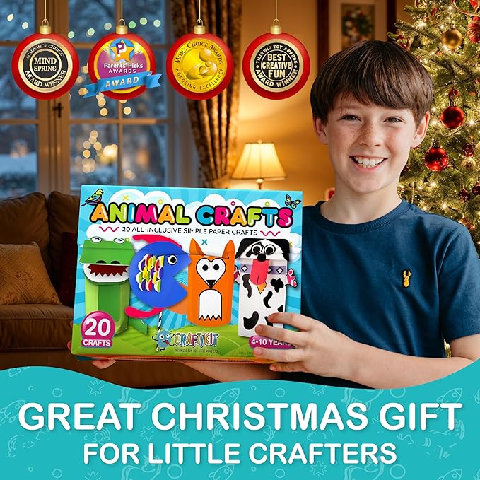 Craftikit® 20 Award-Winning Animal Toddler Arts and Crafts - Image 2