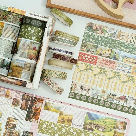 Vintage Washi Tape Set - Image 3