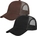 Falari Trucker Hat Baseball Cap Structured Plain Design 6 Panel, Adjustable Size