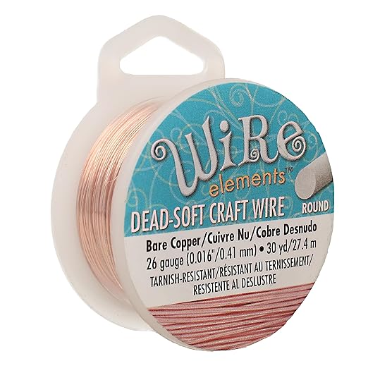 The Beadsmith Wire Elements Craft Wire – Tarnish Resistant, Soft Temper by TheBeadsmith