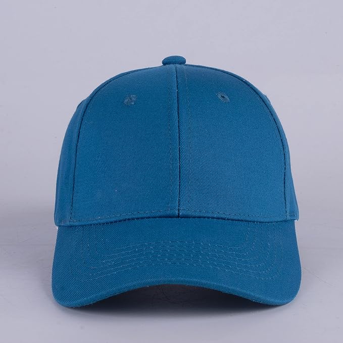LANGZHEN Unisex Baseball Cap 100% Cotton Fits Men Women Washed Denim Adjustable Dad Hat