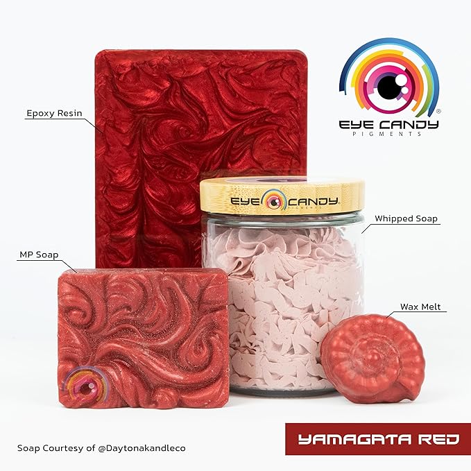 Eye Candy Pigments Premium True Red Mica Powder - Image 2
