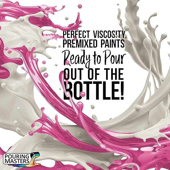 Pouring Masters Wild Rose Magenta Ready to Pour Acrylic Pouring Paint - Image 2